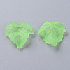 Autumn Theme Transparent Frosted Acrylic Pendants X-PAF002Y-28-2