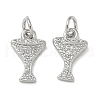 Rack Plating Brass Micro Pave Cubic Zirconia Pendants KK-K392-55P-1