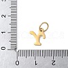 304 Stainless Steel Enamel Charms STAS-G353-01G-Y-3