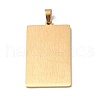 201 Stainless Steel Pendant STAS-B033-01G-03-2