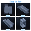 DICOSMETIC Rectangle Transparent Plastic PVC Box Gift Packaging CON-DC0001-12A-6