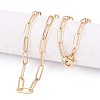 Brass Paperclip Chains MAK-S072-12A-G-1