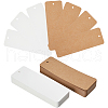 SOFPLATE 120Pcs 2 Colors Paper Blank Bookmarks AJEW-SP0001-25-1