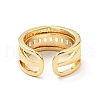 Clear Cubic Zirconia Open Cuff Ring RJEW-G255-03G-3