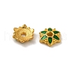 Alloy Enamel Beads Caps FIND-G074-02O-2