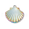 Ion Plating(IP) 304 Stainless Steel Pendants STAS-C049-05M-2
