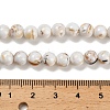 Assembled Synthetic Stone and Trochus Shell Beads Strands G-B128-08B-01-4