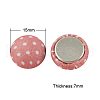 Woven Cabochons WOVE-S037-15mm-7-1