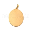 304 Stainless Steel Pendants STAS-B037-01G-2