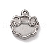 Non-Tarnish 304 Stainless Steel Pendants STAS-E169-25P-1