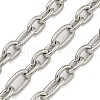 304 Stainless Steel Oval Link Chains CHS-G038-05P-1