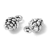 Pine Cone Tibetan Style Alloy Pendants TIBEP-R344-25AS-LF-2