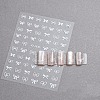 Bowknot Self Adhesive Nail Art Stickers PW-WG37ABF-02-1