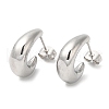 Non-Tarnish 304 Stainless Steel Arch Stud Earrings EJEW-B026-03P-1
