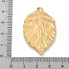 304 Stainless Steel Pendants STAS-L281-012G-3