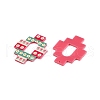 Flower Theme Printed Acrylic Pendants OACR-T028-14A-1