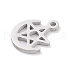 Non-Tarnish 304 Stainless Steel Charms STAS-K286-01F-P-2