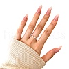 925 Sterling Silver Micro Pave Cubic Zirconia Finger Rings for Women RJEW-K253-10SP-4