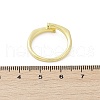 Brass Micro Pave Cubic Zirconia Cuff Rings RJEW-S400-12G-5