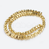 Non-magnetic Synthetic Hematite Beads Strands G-P338-24A-3x6mm-G-2
