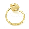 Yin-yang & Hamsa Hand with Evil Eye Enamel Rotatable Cuff Rings for Women RJEW-M016-06G-4