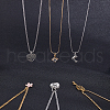 Unicraftale 304 Stainless Steel Box Chain & Snake Chain & Curb Chain Necklaces Sets NJEW-UN0001-14-4