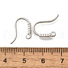 304 Stainless Steel Rhinestone Earring Hooks STAS-D310-01P-02-3