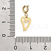 Heart 304 Stainless Steel Pendant Decorations STAS-H202-12G-01-3
