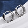 316 Surgical Stainless Steel Hoop Earrings for Women EJEW-G429-01C-P-1