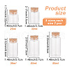 GOMAKERER 10Pcs 5 Styles Empty Glass Bottle AJEW-GO0001-37-2