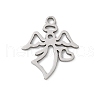 201 Stainless Steel Pendants STAS-S157-01E-P-1