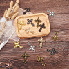 Craftdady Hollow Alloy Big Pendants PALLOY-CD0001-07-3