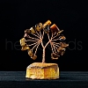 Natural Tiger Eye Chips Tree Decorations PW-WG47948-06-1