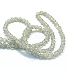 Baking Painted Transparent Crackle Glass Round Bead Strands DGLA-Q018-12mm-41-3