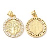 Rack Plating Brass Pendants KK-R146-03G-1