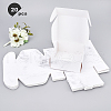 Marble Pattern Foldable Creative Kraft Paper Box CON-WH0077-13B-4