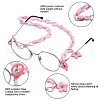 Biyun 10Pcs 10 Colors Eyeglasses Chains AJEW-BY0001-01-4