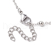 Electroplated Natural Quartz Bead Bracelets BJEW-JB10708-5