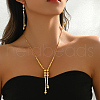 Middle Eastern Brass Beads Tassel Earrings & Necklaces Sets for Women JQ7345-2