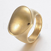 Ion Plating(IP) 304 Stainless Steel Wide Band Finger Rings RJEW-H125-42G-16mm-1