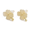 Alloy Cat Eye Stud Earrings EJEW-M092-02G-01-4