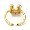 Brass Open Cuff Rings RJEW-U008-06U-G-3