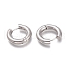 Tarnish Resistant 201 Stainless Steel Huggie Hoop Earrings EJEW-O095-05-16-2