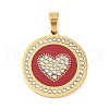 304 Stainless Steel Charms STAS-M341-02G-09-1