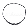 Non-Magnetic Synthetic Hematite Necklaces for Men NJEW-E107-03-1