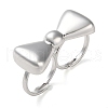 Brass Open Cuff Rings RJEW-K266-17P-1
