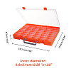 48 Grids Transparent Polypropylene(PP) Storage Box Organizer CON-WH0089-60B-2