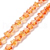 Transparent Glass Beads Strand X1-GLAA-F112-04F-1