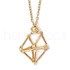 304 Stainless Steel Macrame Pouch Empty Stone Holder Necklace Making NJEW-JN05237-01-2