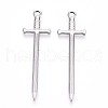 Non-Tarnish 304 Stainless Steel Pendants STAS-N098-135P-1